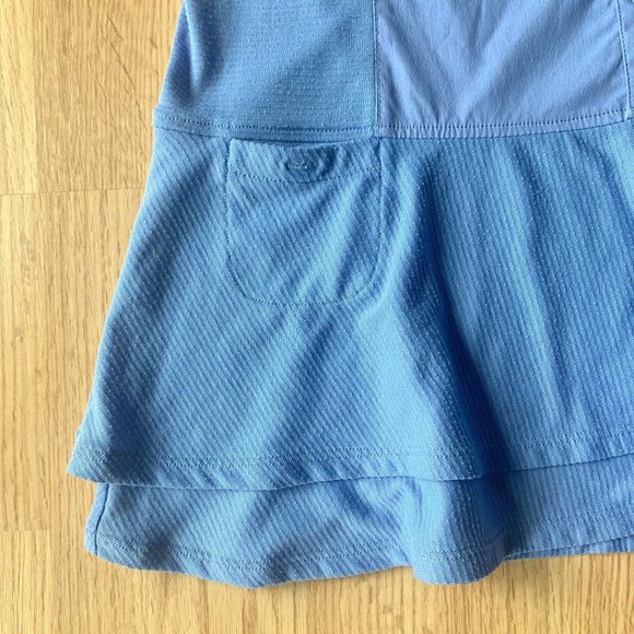 MERRELL Claire Selectwick Periwinkle Sleeveless Double Hem Tunic Tank Sz M - Picture 4 of 9